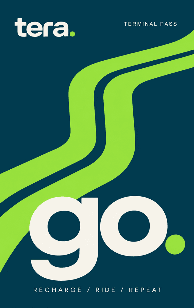 Tera Terminal Pass with green route design